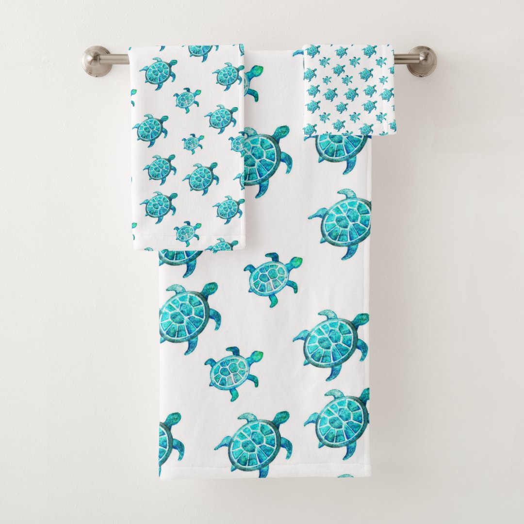 Sea Turtle Towel Set | Zazzle