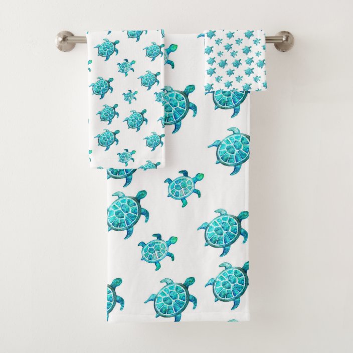 Sea Turtle Towel Set 