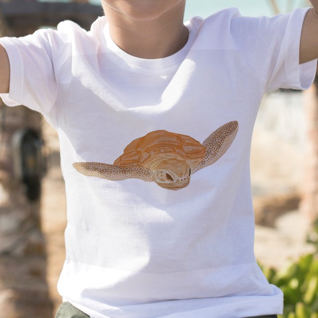 Sea Turtle under Water - transparent.  T-Shirt (Creator Uploaded)