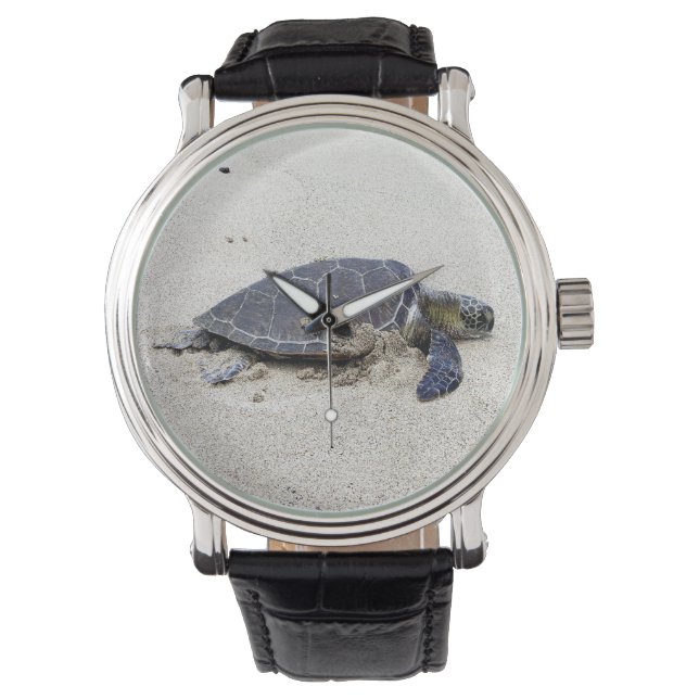 Sea Turtle Vintage Watch (Front)