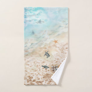Sea Turtle Voyage Bath Towel Set