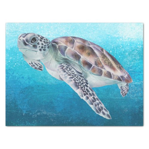 Sea Turtle Watercolor Tissue Paper