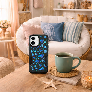 Sea Turtles and Shells - Ocean-Inspired Design iPhone 16 Plus Case