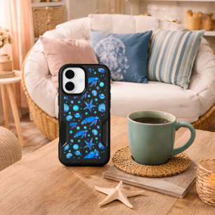 Sea Turtles and Shells - Ocean-Inspired Design iPhone 16 Plus Case