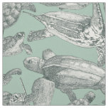 sea turtles balsam duck egg fabric