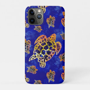 Sea Turtles Batik African Art iPhone 11 Pro Case