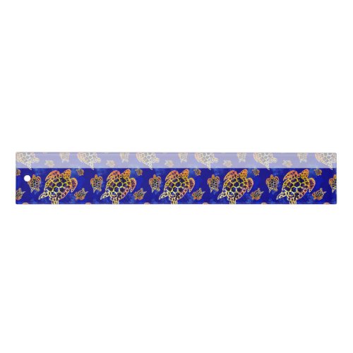 Sea Turtles Batik African Art Ruler