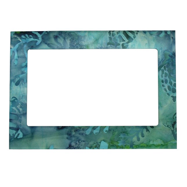 Sea Turtles Batik Magnetic Picture Frame (Front)