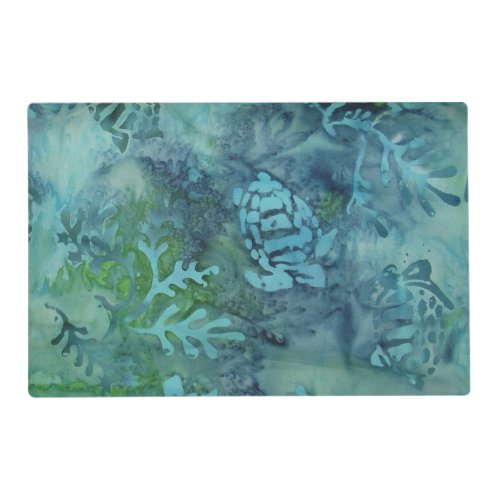 Sea Turtles Batik Placemat