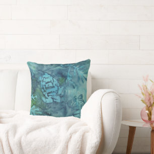 Sea Turtles Batik Throw Pillow