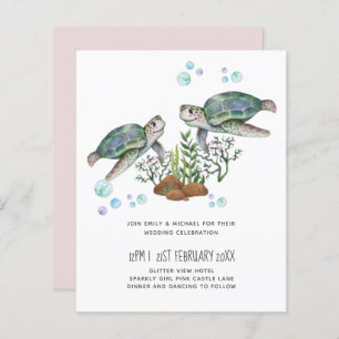 Sea Turtles Beach Wedding