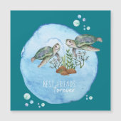 Sea Turtles BFFs - Personalized Best Friends Gifts (Front)