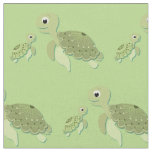 Sea Turtles Cute Kids Baby Nursery Fabric
