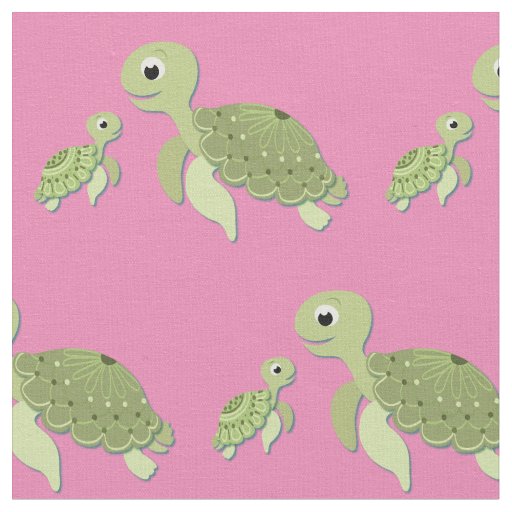 Sea Turtles Cute Kids Baby Nursery Fabric