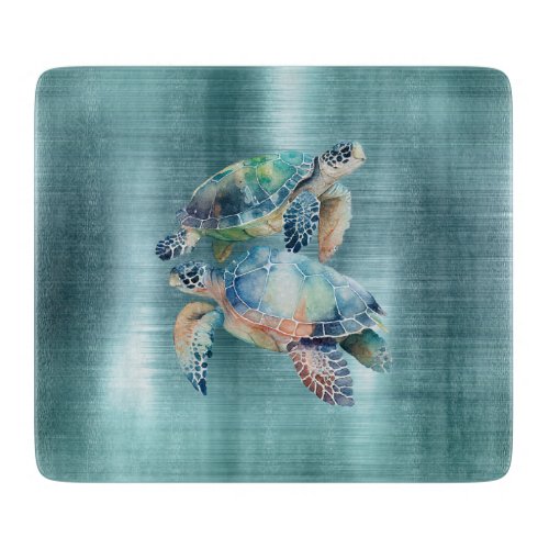 Sea Turtles Cutting Board