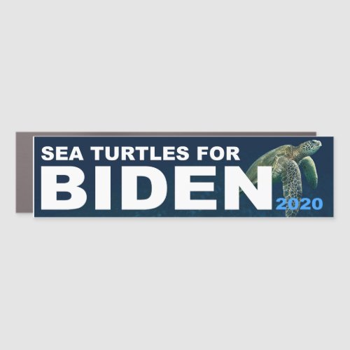 Sea Turtles for Biden Car Magnet