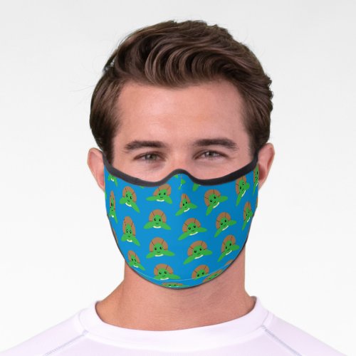 Sea Turtles Illustration Premium Face Mask