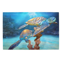 Sea Turtles in Ocean