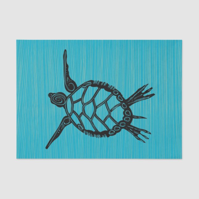 Sea Turtles in the Reeds Tissue Paper (Front)