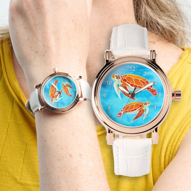 Sea Turtles Marine Life Blue Water Watch (Creator Uploaded)
