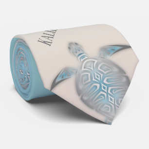 Sea Turtles Mele Kalikimaka Hawaiian Christmas  Neck Tie