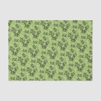 Sea Turtles on Green Tissue Paper