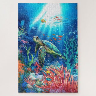 Sea Turtle's Paradise Jigsaw Puzzle