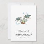 SEA TURTLES Personalized (Front)