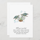 SEA TURTLES Personalized (Front/Back)