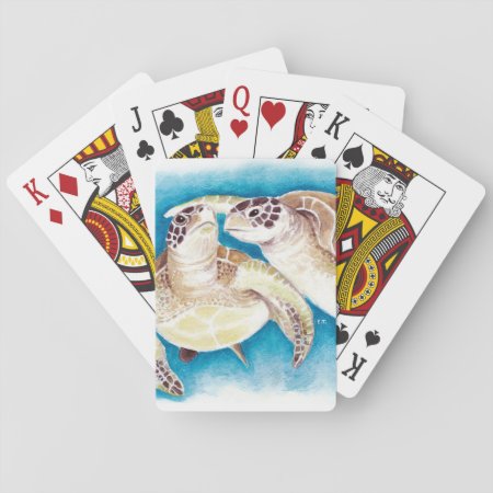 Sea Turtles Playing Cards