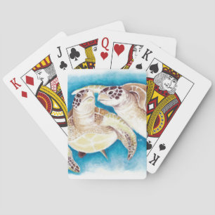 Sea Turtles Poker Cards