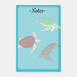 Sea Turtles Post-it Notes