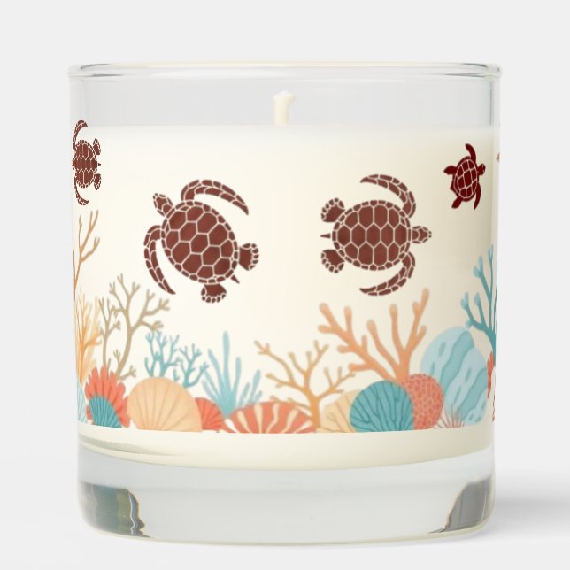 Sea Turtles Scented Candle (Front)