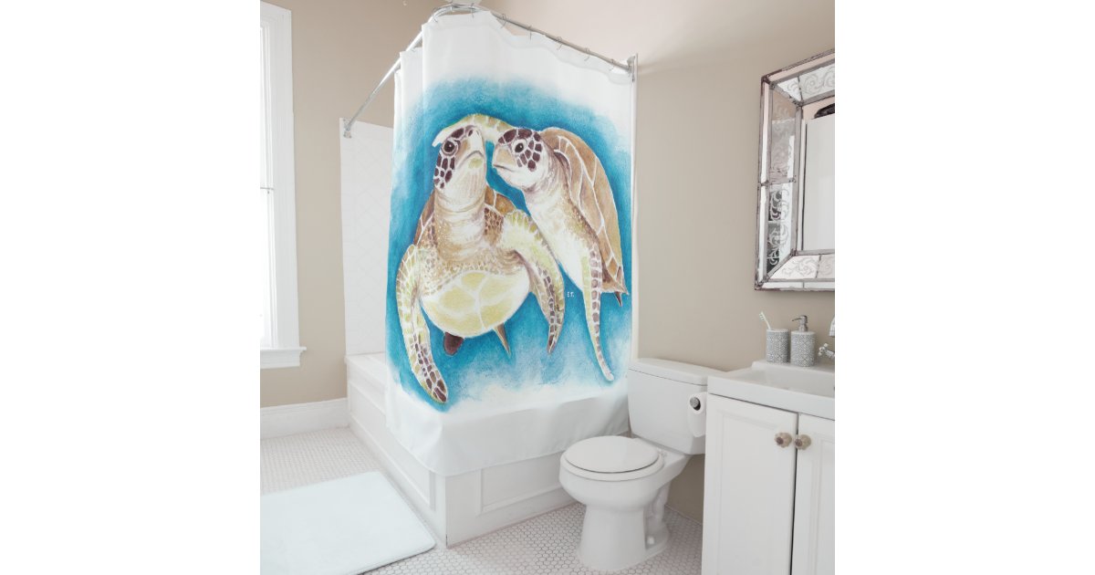 Sea Turtles Shower Curtain Zazzle