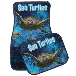 Sea Turtles Swimming Home Car Floor Mat