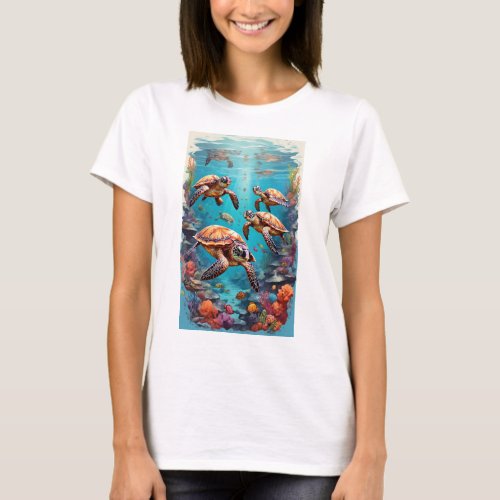 Sea Turtles T_Shirt