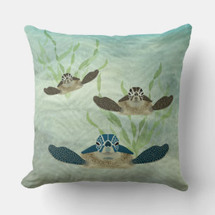 Sea Turtles Throw Pillow