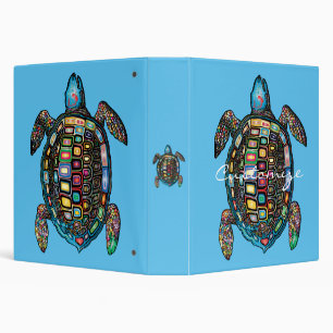 Sea Turtles Thunder_Cove 3 Ring Binder