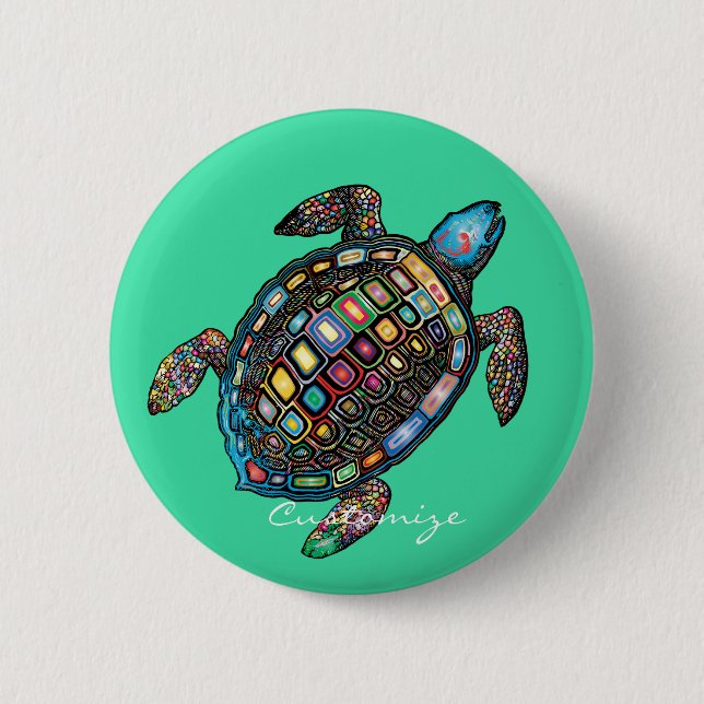 Sea Turtles Thunder_Cove Button (Front)