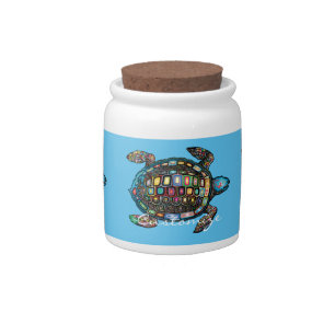 Sea Turtles Thunder_Cove Candy Jar
