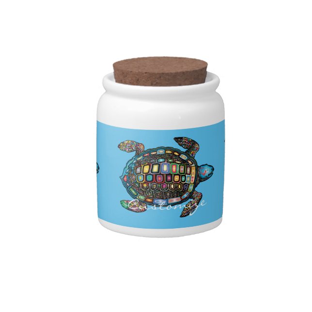 Sea Turtles Thunder_Cove Candy Jar (Front)