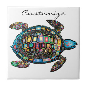 Sea Turtles Thunder_Cove Ceramic Tile