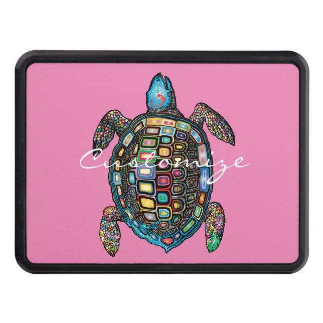 Sea Turtles Thunder_Cove Hitch Cover (Front)