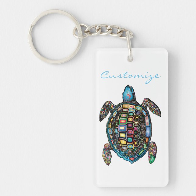 Sea Turtles Thunder_Cove Keychain (Front)
