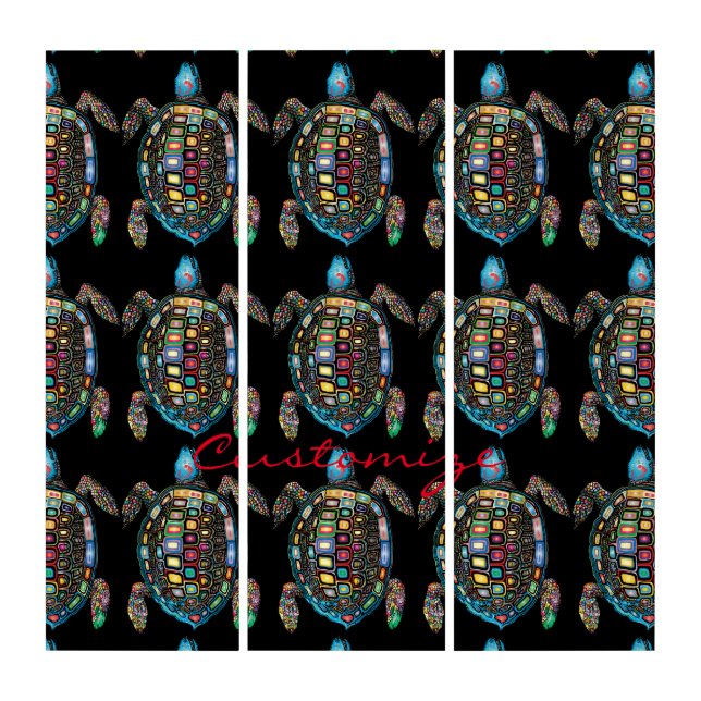 Sea Turtles Thunder_Cove Triptych (Front)