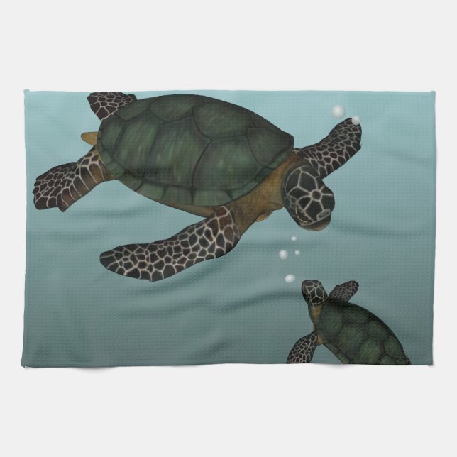 Sea Turtles Towel (Horizontal)