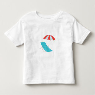 Sea umbrella chair toddler t-shirt