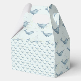Sea Unicorn Narwhal Favor Boxes