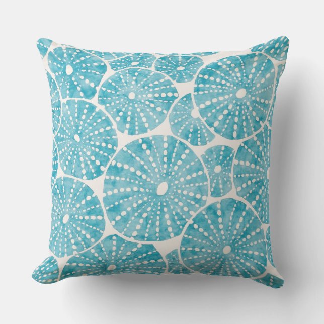 sea urchin hawaiian uni throw pillow (Front)