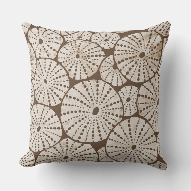 sea urchin hawaiian uni throw pillow (Front)